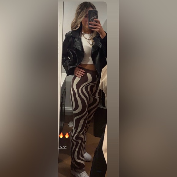 Patterned knit pants - Picture 4 of 4